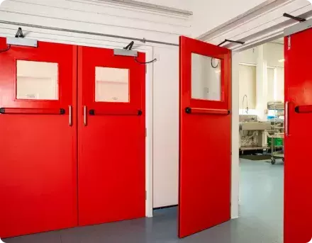 Двери противопожарные и фурнитура «ASSA ABLOY» для входных металлических и противопожарных дверей